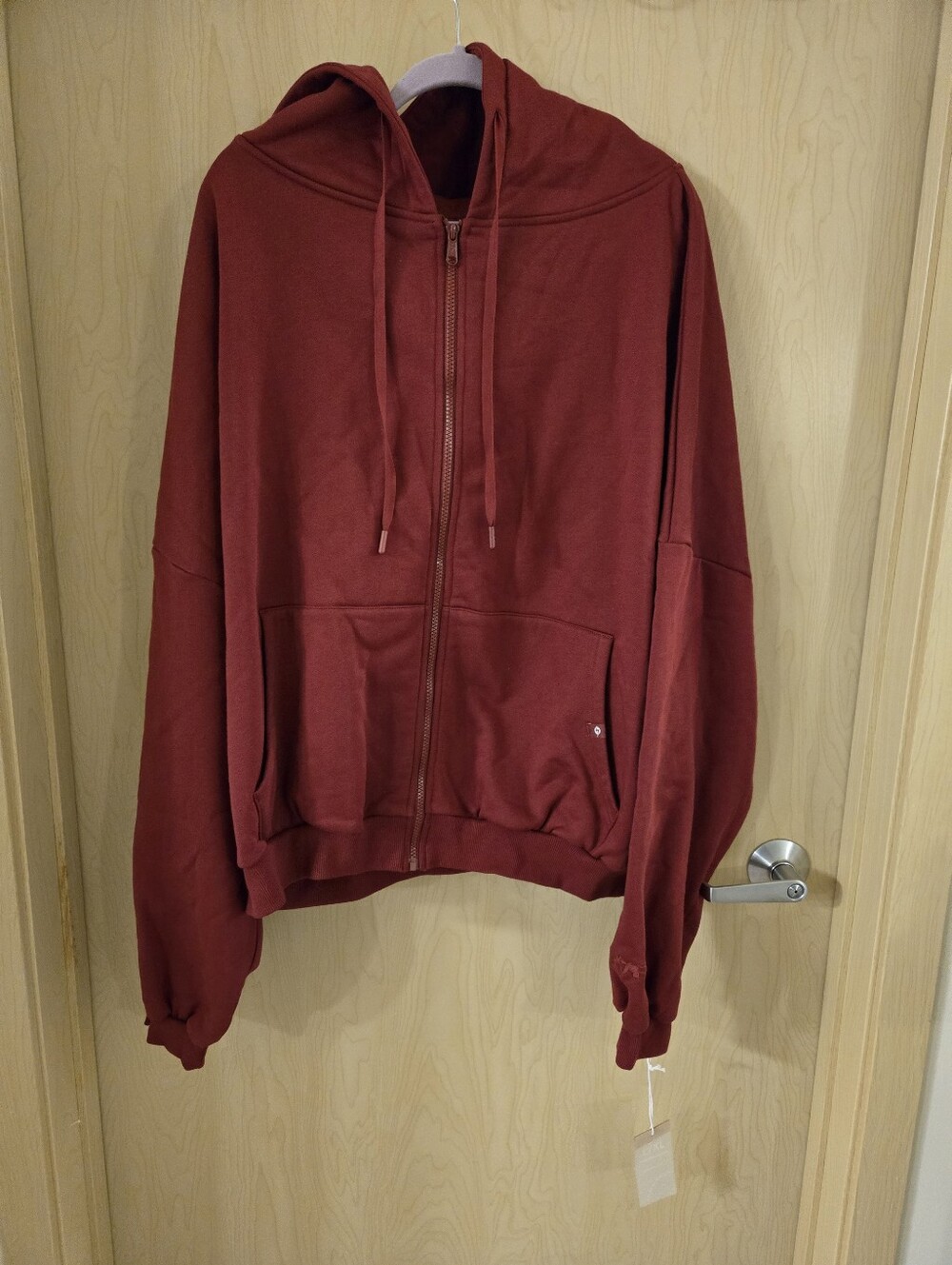 NWT Popflex Zip Cloud Hoodie Crimson (L/XL)